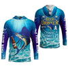 Maxcorners Just Another Beer Drinker With A Fishing Problem Marlin Fishing Shirt, Funny Fishing Shirt, Men's Fishing Shirt