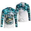 Maxcorners Mens Fish Around And Find Out T Shirt, Funny Fishing Shirt, Mens SPF Shirt, Fishing Gifts For Men, Bass Fishing