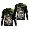 Maxcorners Bass Fishing Shirt, Fishing UPF Shirts, Team Fishing Shirt, SPF Shirt For Men, Fishing Gifts For Men