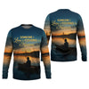 Maxcorners Someone I Love Is Fishing In Heaven Fishing Memorial SPF Shirt For Men, Gift For Fisherman, Men's Fishing Shirt
