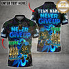 Maxcorners Darts Shirt Never Give Up Graffiti Style Multioptions Personalized Name, Team Name Unisex 3D Shirt (4 Colors)