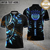Maxcorners Golden Darts Royal Pattern Multicolor Options Personalized Name, Team Name 3D Shirt (6 Colors)