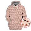 Maxcorners Pattern Golf Shirt For Men, Dachshund Golf Shirt For Golfer, Breast Cancer Golf Shirt For Dog Lovers