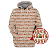 Maxcorners Funny Pattern Golf Shirt For Golfer, Christmas Golf Shirt, Golf Gift For Men