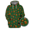 Maxcorners Christmas Golf Shirt, Funny Pattern Golf Shirt, Bigfoot Golf Shirt For Men