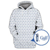 Maxcorners Pattern Golf Shirt, Toile De Jouy Shirt, Funny Golf Shirt For Men, Golf Gift For Golfer