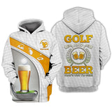 Maxcorners Golf and Beer That Why I Am Here Polo Shirts Golf Club Personalized Golf Apparel for Golfers