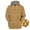 Maxcorners Golf And Beer Pattern Shirts, Funny Golf Shirt For Men, Crazy Golf Polos
