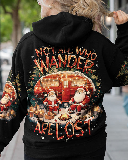 Maxcorners Not All Who Wander Are Lost Santa Christmas All Over Print LM2101