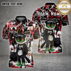 Maxcorners Bowling Shirt Lemur Graffiti Leather Jacket Multioptions Personalized Name, Team Name Unisex 3D Shirt