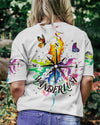 Maxcorners Wanderlust Compass All Over Print LM2101