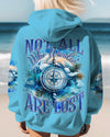 Maxcorners Not All Who Wander Are Lost Compass All Over Print LM2101