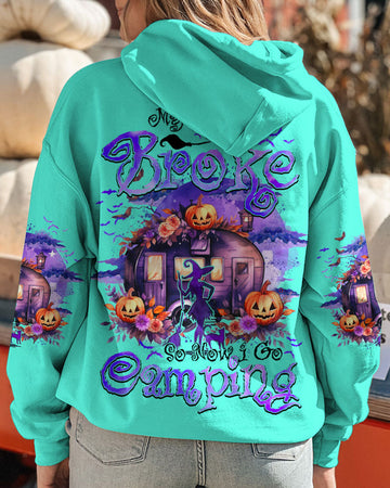 Maxcorners My Broom Broke So Now I Go Camping Halloween All Over Print LM2101