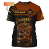 Maxcorners Custom Poker Shirts, Whiskey Poker Custom Name Shirt for Men, Poker Gift for LoverLM1009