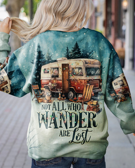 Maxcorners Not All Who Wander Are Lost Christmas All Over Print LM2101