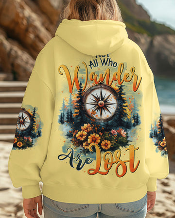Maxcorners Not All Who Wander Are Lost Compass All Over Print LM1501