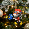 Maxcorners Christmas Diving Home Decor, Christmas Ornament, Personalized Ornament 2D Flat LM2111