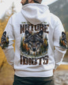 Maxcorners The Closer I Get To Nature Wolf All Over Print LM2101