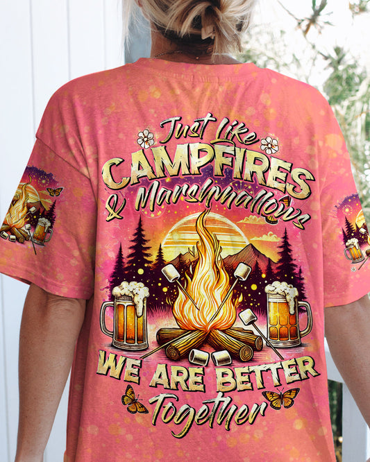 Maxcorners Just Like Campfires And Marshmallows All Over Print LM2101