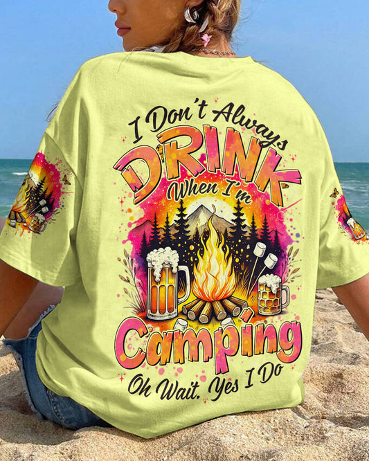 Maxcorners I Don't Always Drink When I'm Camping All Over Print LM2101