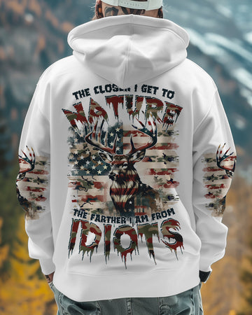 Maxcorners The Closer I Get To Nature Deer Camo All Over Print LM2101
