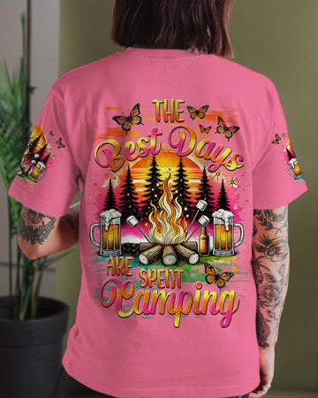 Maxcorners The Best Days Are Spent Camping All Over Print LM2101