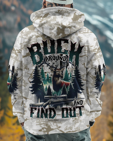 Maxcorners Buck Around And Find Out Deer Hunting All Over Print LM1601