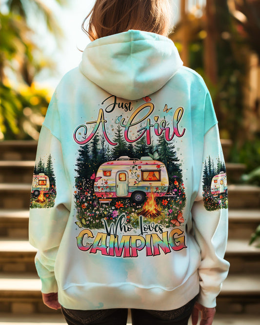 Maxcorners Just A Girl Who Loves Camping All Over Print LM2101
