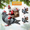 Maxcorners Custom Name Postman Ornament, Postman Christmas Gift 2D Flat LM2111