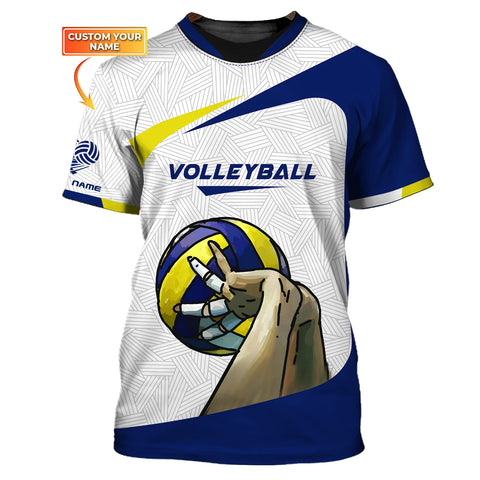 Maxcorners Volleyball With Hand Customized Name Shirt