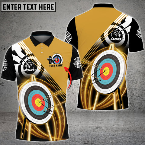 Maxcorners Yellow Archery Lover Personalized Unisex Shirt