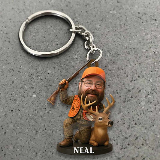 Maxcorners Personalized Hunting Christmas Ornament Custom Photo Gift For Hunters Lover
