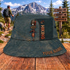 Maxcorners Hiking Hiking Gear Vertical Trail Adventure Personalized Name 3D Cap