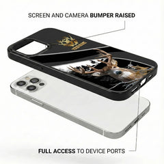 Maxcorners Darts Red Rose Fire Smoke Dartboard Personalized Name Phone Case