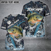 Maxcorners Custom Bluegill Fishing Camo Long Sleeve Fishing Shirts, Personalized Trout Fishing Team Jerseys LM2512