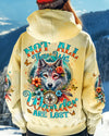 Maxcorners Not All Those Who Wander Are Lost Wolf All Over Print LM2101