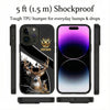 Maxcorners Billiards Purple Lightning 8 Ball Character Personalized Name Phone Case