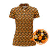 Maxcorners Pattern Golf Shirt For Golfer, Halloween Golf Shirt, Crazy Golf Shirt For Men