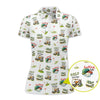 Maxcorners Golf Is My Therapy Pattern Golf Shirt, Golfing Life Polos, Golf Gift For Golf Lovers, Funny Golf Shirts