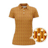 Maxcorners Hot Dog Golf Shirt, Funny Pattern Golf Shirt, Crazy Golf Shirt For Men