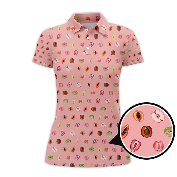 Maxcorners Pattern Golf Shirt, Crazy Golf Shirt For Golfer, Funny Golf Shirt For Men