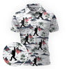 Maxcorners Bigfoot Freedom Parade Golf Polo Shirt
