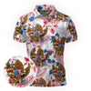 Maxcorners Bigfoot’s Patriotic Flight Golf Polo Shirt