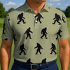 Maxcorners Sasquatch Silhouette Club Golf Polo Shirt