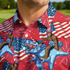 Maxcorners 4th of July Sasquatch Party Golf Polo Shirt