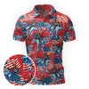 Maxcorners 4th of July Sasquatch Party Golf Polo Shirt
