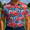 Maxcorners 4th of July Sasquatch Party Golf Polo Shirt