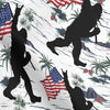 Maxcorners Patriotic Sasquatch Parade Golf Polo Shirt