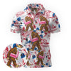 Maxcorners Red, White, Squatch Golf Polo Shirt