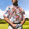 Maxcorners Red, White, Squatch Golf Polo Shirt